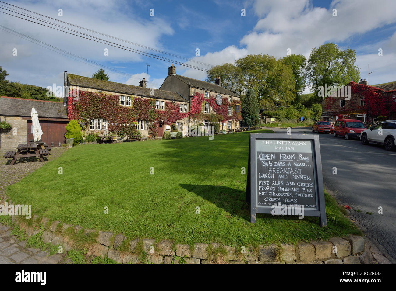 Il Lister ha bracci, malham, Yorkshire Dales National Park Foto Stock