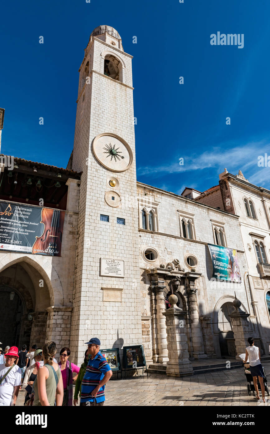 La Città Vecchia di Dubrovnik Foto Stock