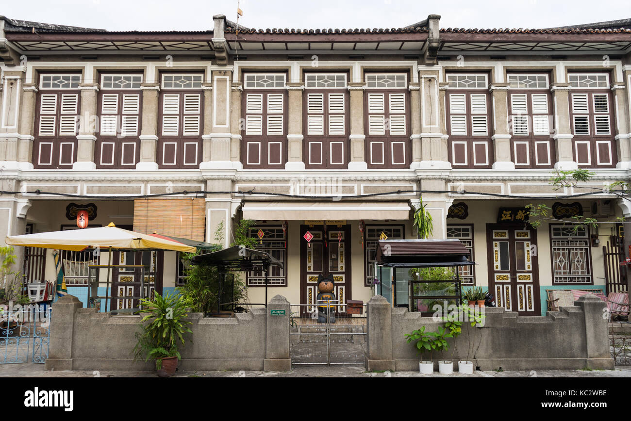 Georgetown, Penang, Malesia - 11 febbraio 2017:Scene di strada nello storico quartiere coloniale di Georgetown,Penang, Malaysia Foto Stock