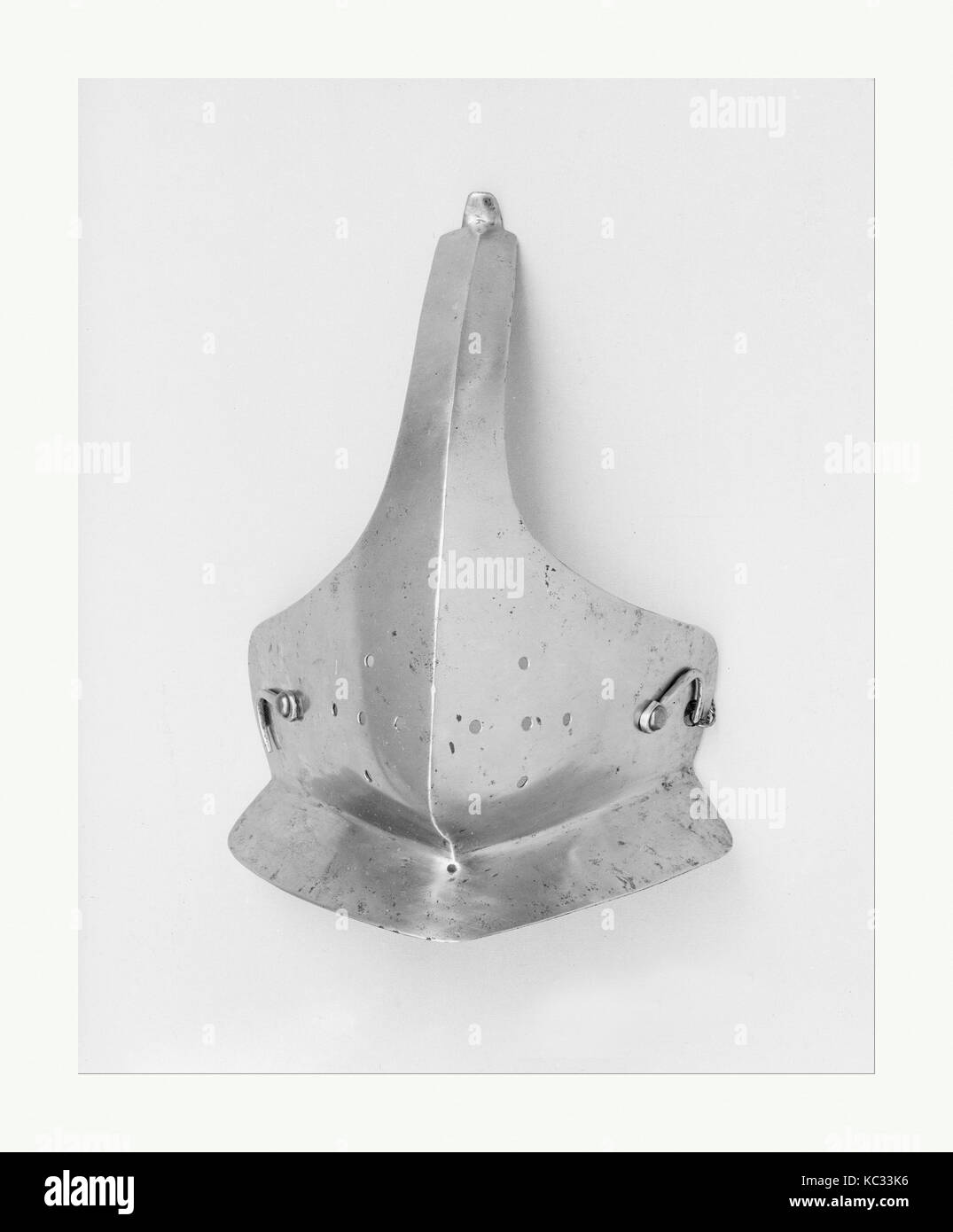 Buffe, risalente alla fine del XVI secolo, Italiano, acciaio, Armor Parts-Buffes Foto Stock