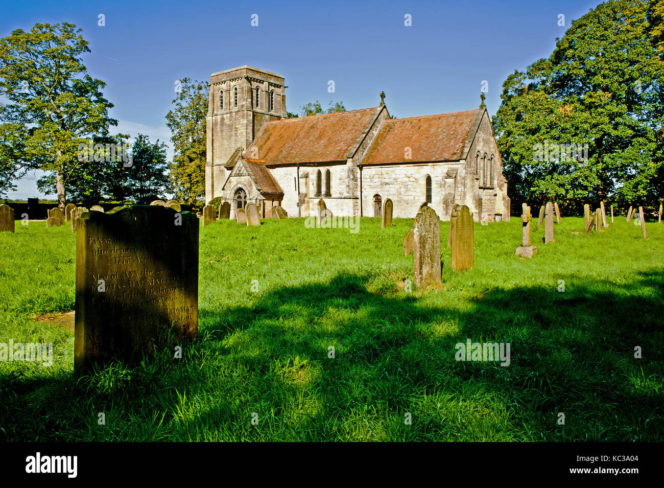 Chiesa di tutti i santi, Moor Monkton, North Yorkshire Foto Stock