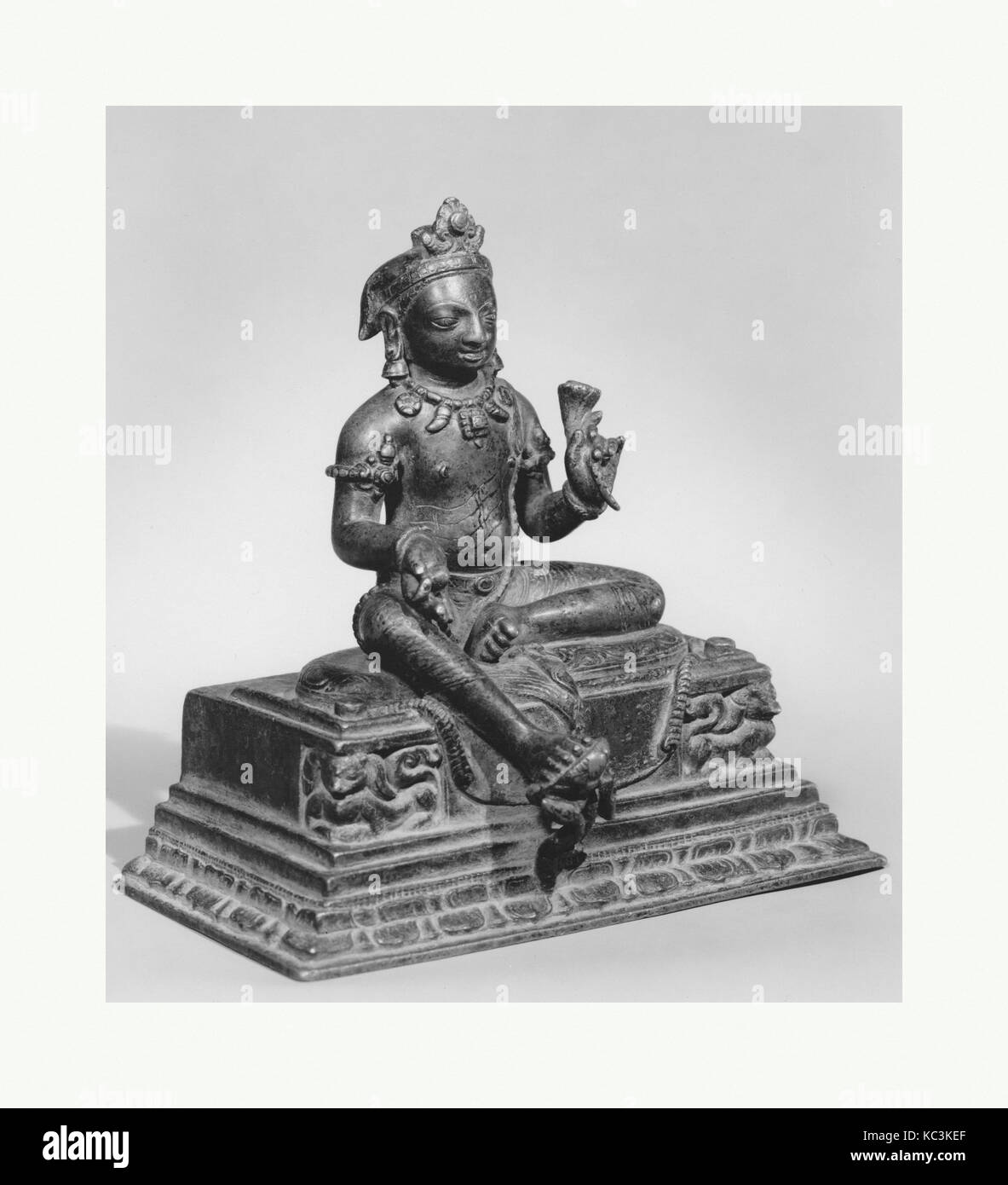 Manjushri, il Bodhisattva della sapienza trascendente, decimo secolo Foto Stock