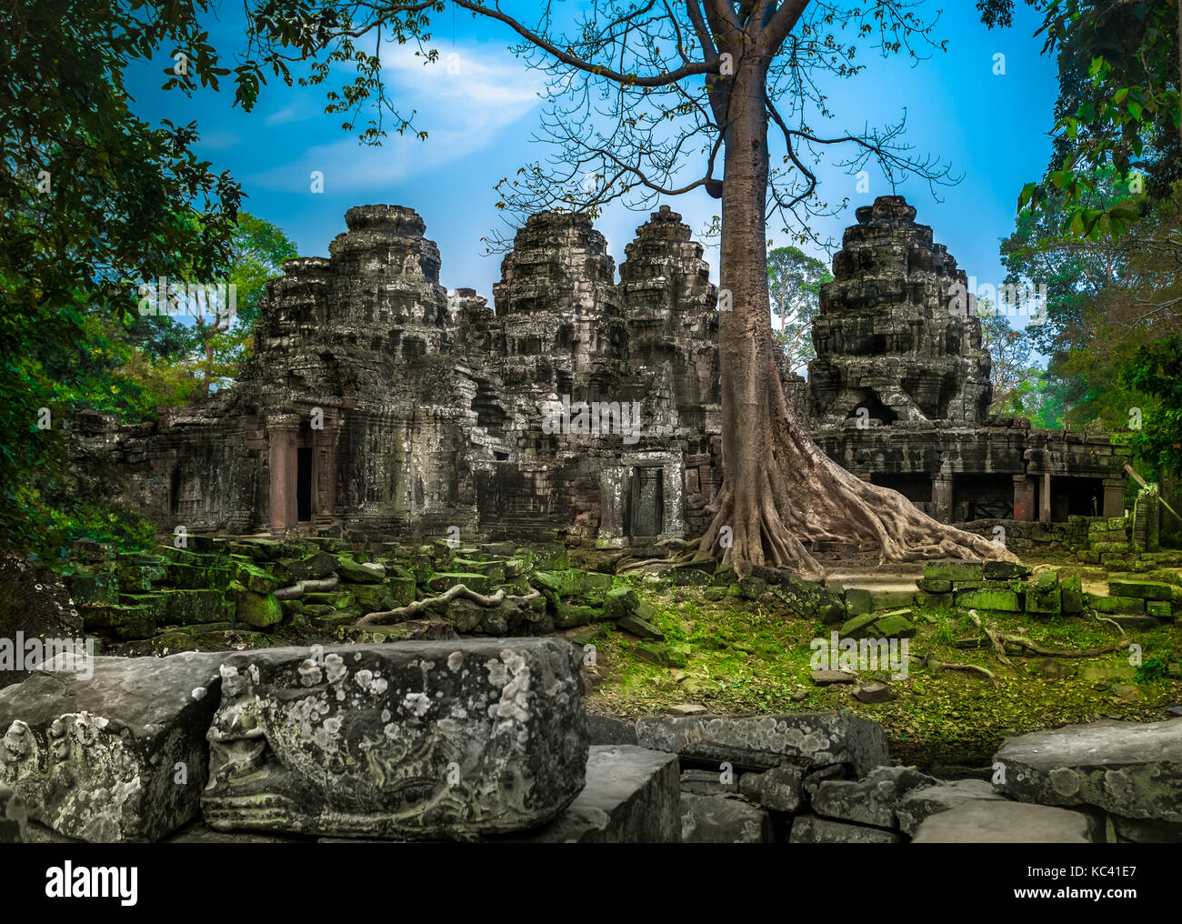 Angkor Wat - Cambogia. architettura antica Foto Stock