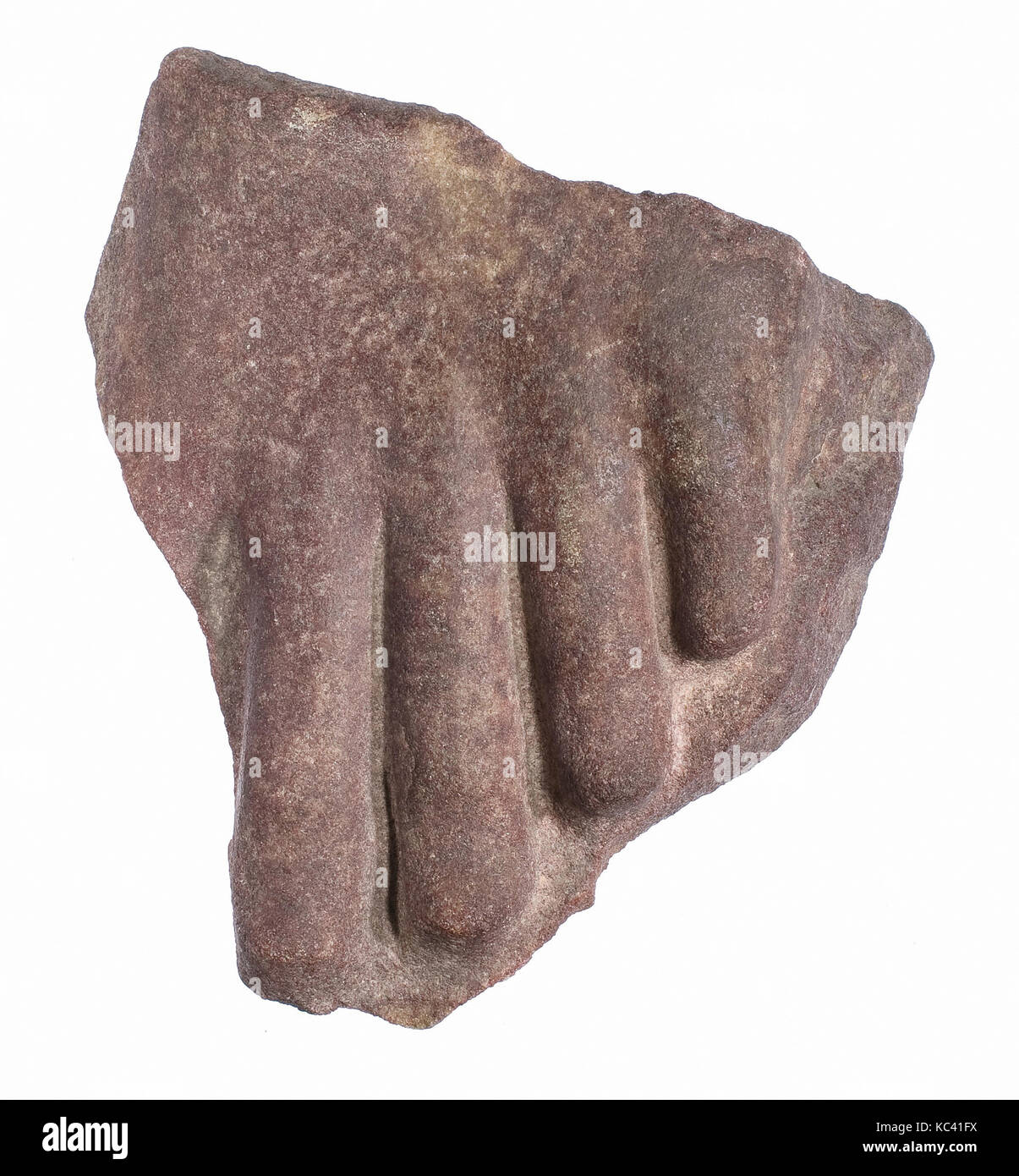 Le dita dei piedi dal piede sinistro di una statua, ca. 1353-1336 A.C. Foto Stock