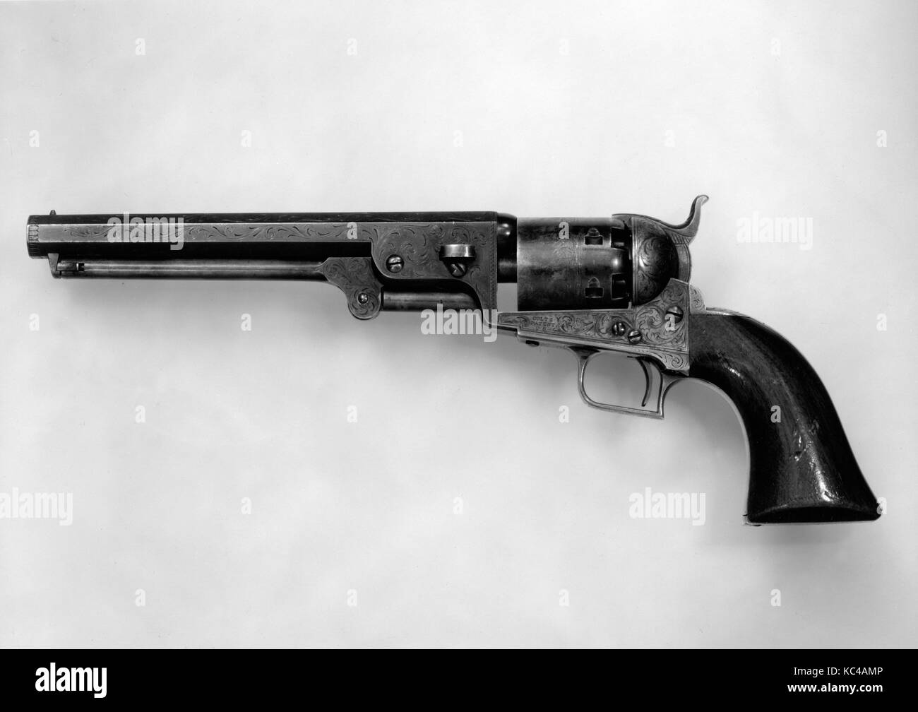 Modello Colt 1851 Marina Revolver a percussione, n. di serie 2, 1850 Foto Stock