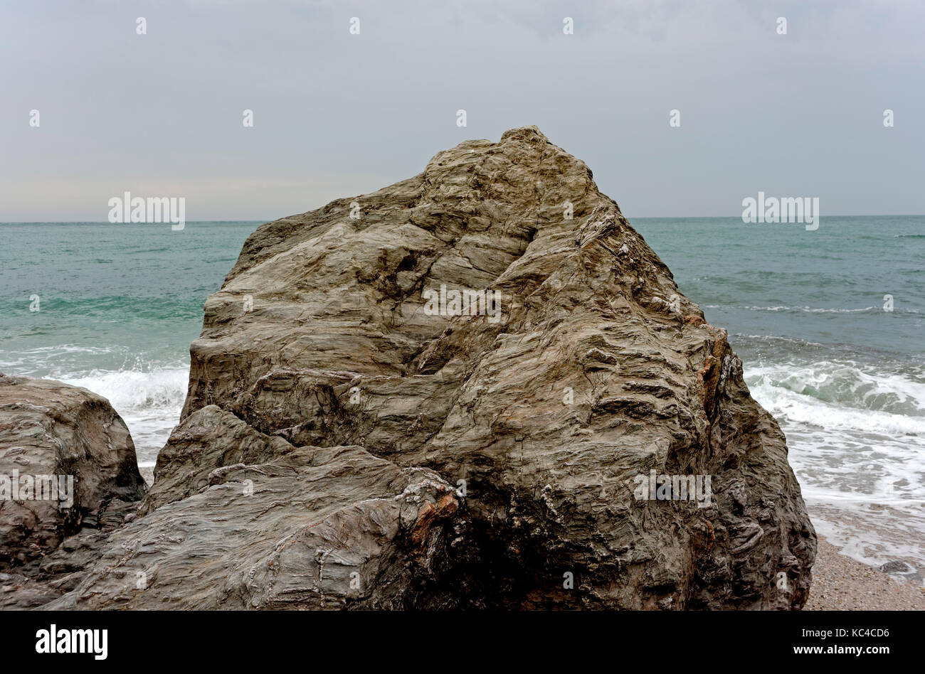 Costa rocciosa South Devon England Regno Unito Foto Stock