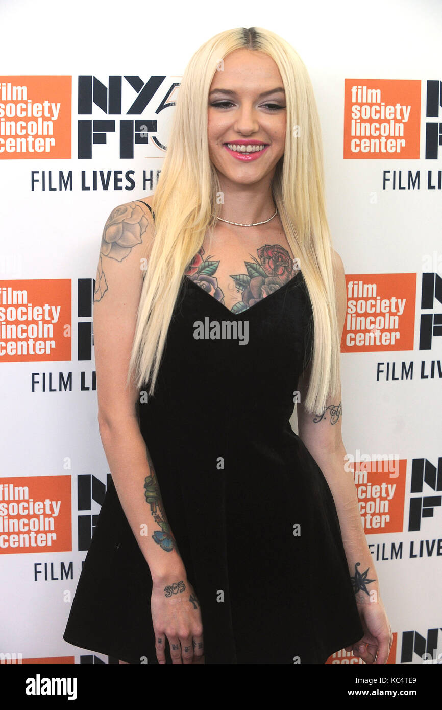 Bria vinaite assiste "Florida" progetto premiere durante il cinquantacinquesimo new york film festival di Alice Tully Hall il 1 ottobre, 2017 nella città di new york. Foto Stock