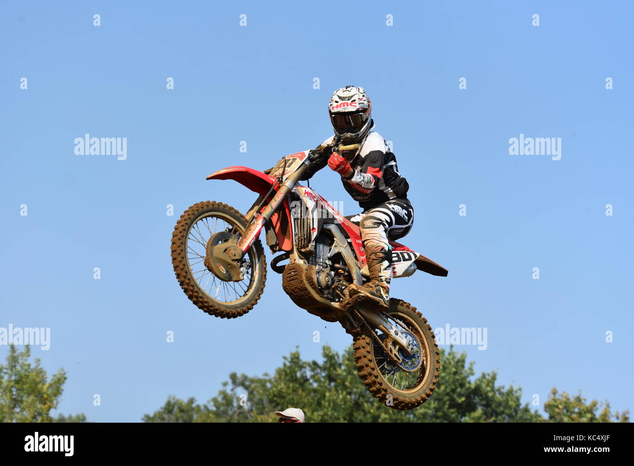 Orientale campionato di motocross blaxhall Foto Stock