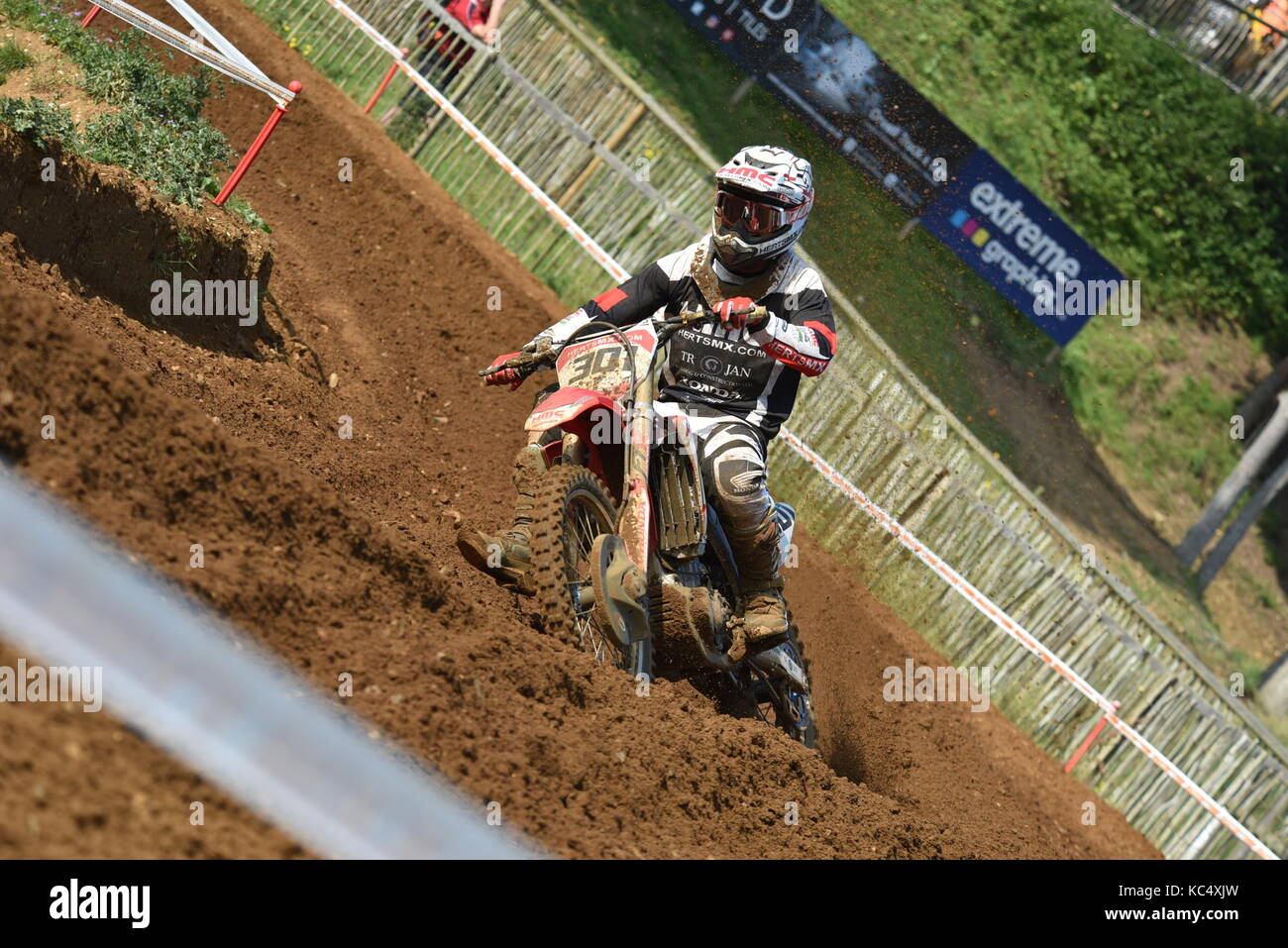 Orientale campionato di motocross blaxhall Foto Stock