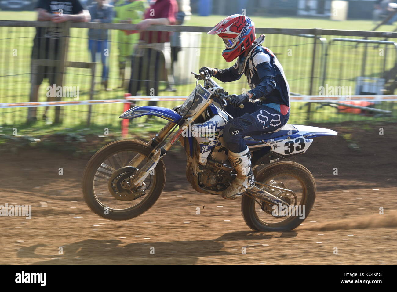 Orientale campionato di motocross blaxhall Foto Stock