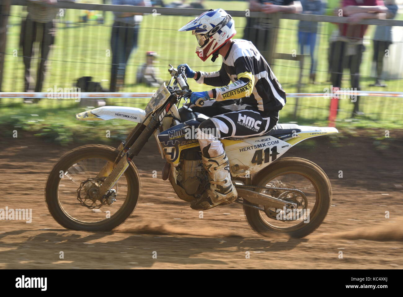 Orientale campionato di motocross blaxhall Foto Stock