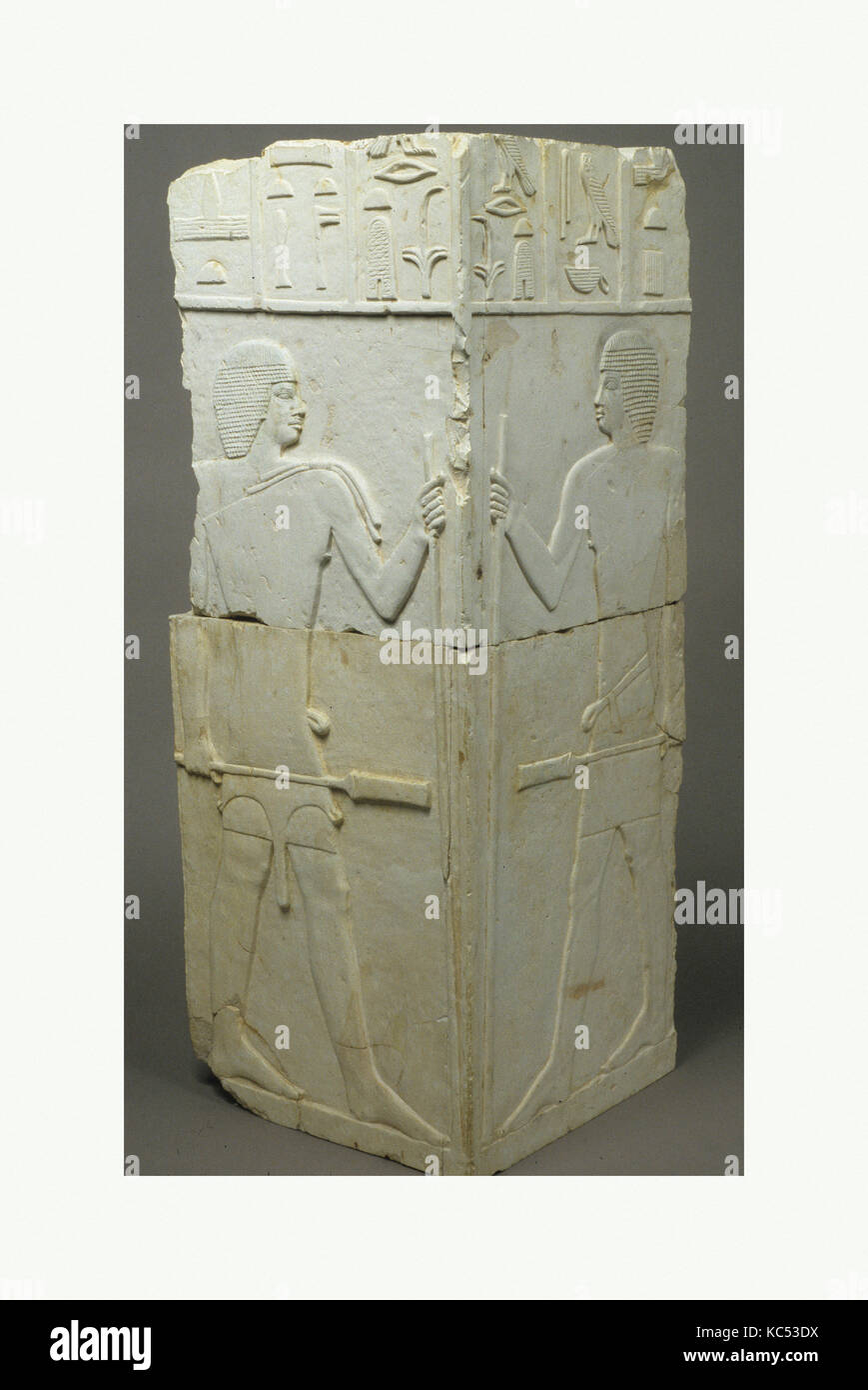 Angolo di nicchia dalla tomba di Akhtihotep, ca. 2575-2551 A.C. Foto Stock
