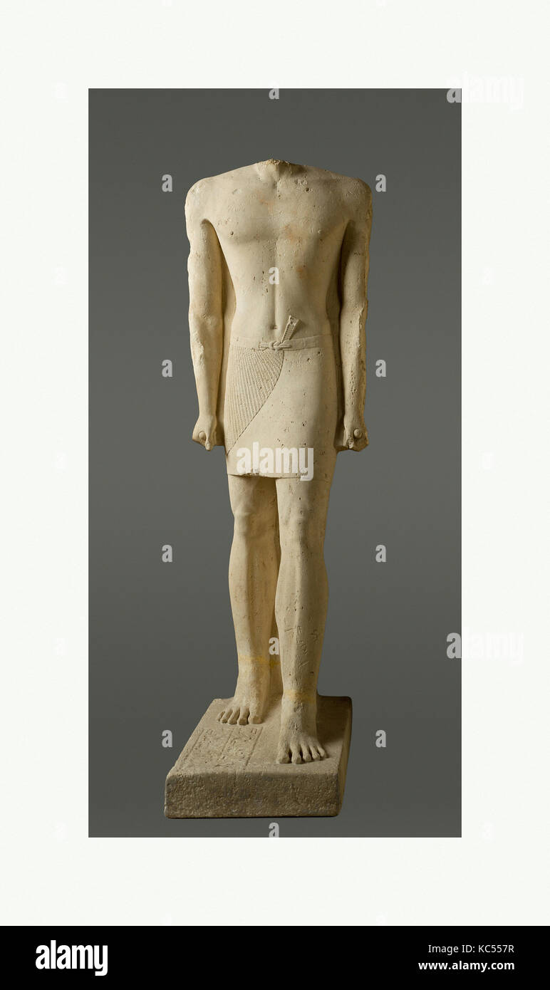 Decapitati statua di Babaef come uomo giovane, ca. 2475-2450 A.C. Foto Stock