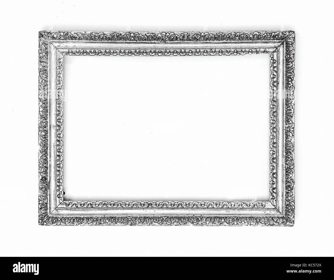 Telaio Ovolo, 1670-80, Francia meridionale e del Piemonte, calce (?). Oak chiavette., 37,5 x 49,2, 27,8 x 39,7, 30 x 42 cm., telai Foto Stock