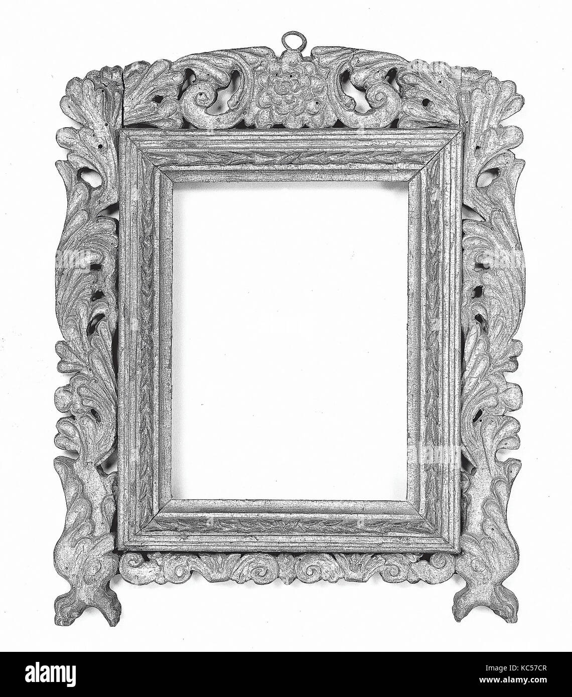 Il telaio dello specchietto, fine XVIII secolo, a nord-ovest della Spagna (?), noce, 34,9 x 28, 19 x 14, 22,4 x 17 cm., telai Foto Stock