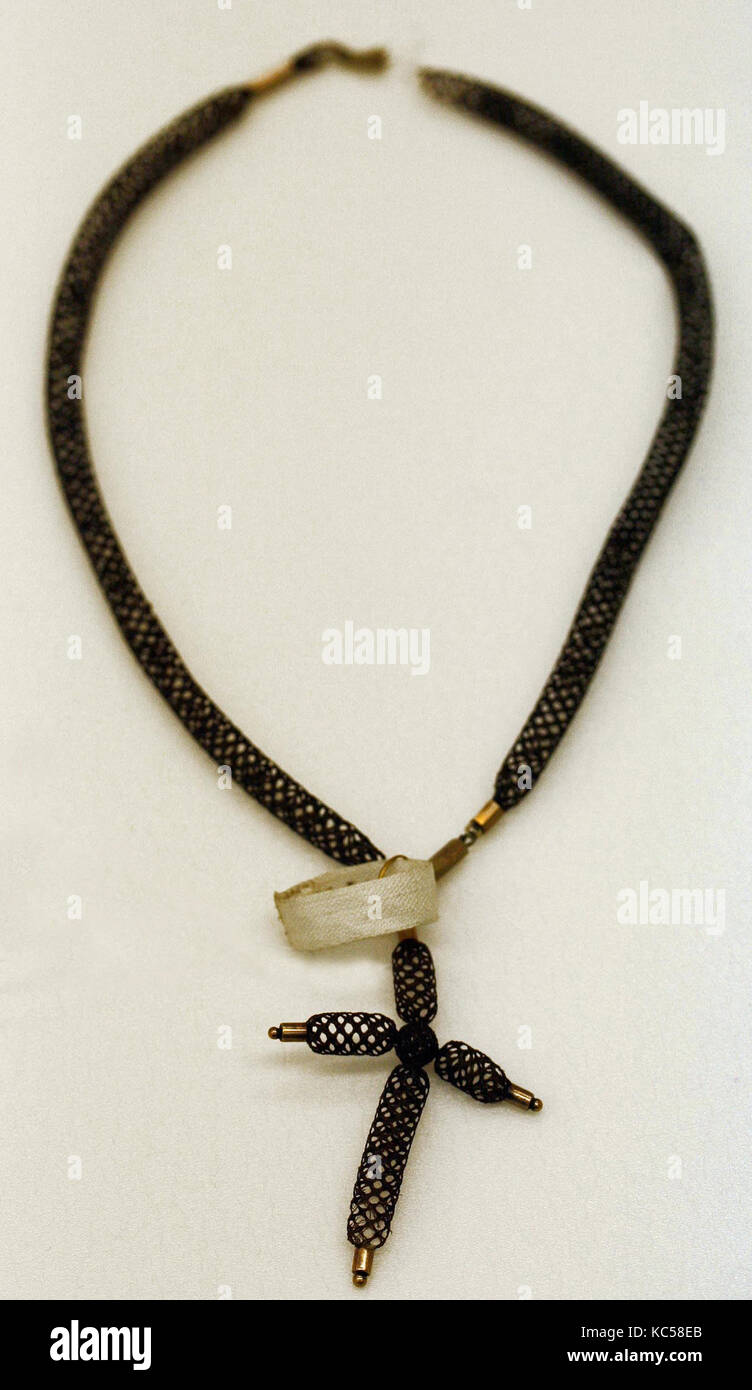 Collana, 1860-70, probabilmente American Foto Stock