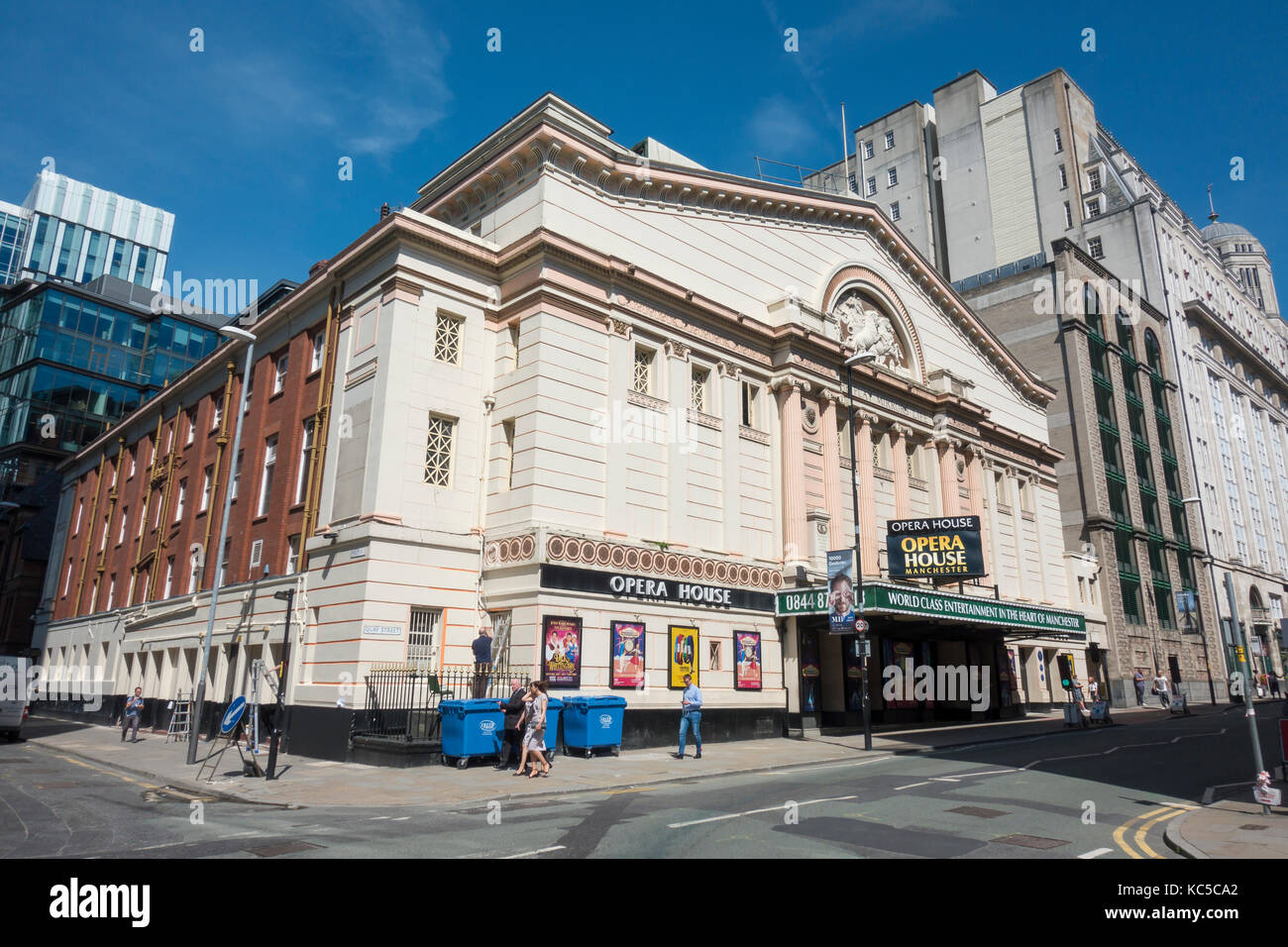L'Opera House in Quay Street a Manchester, Inghilterra. Foto Stock