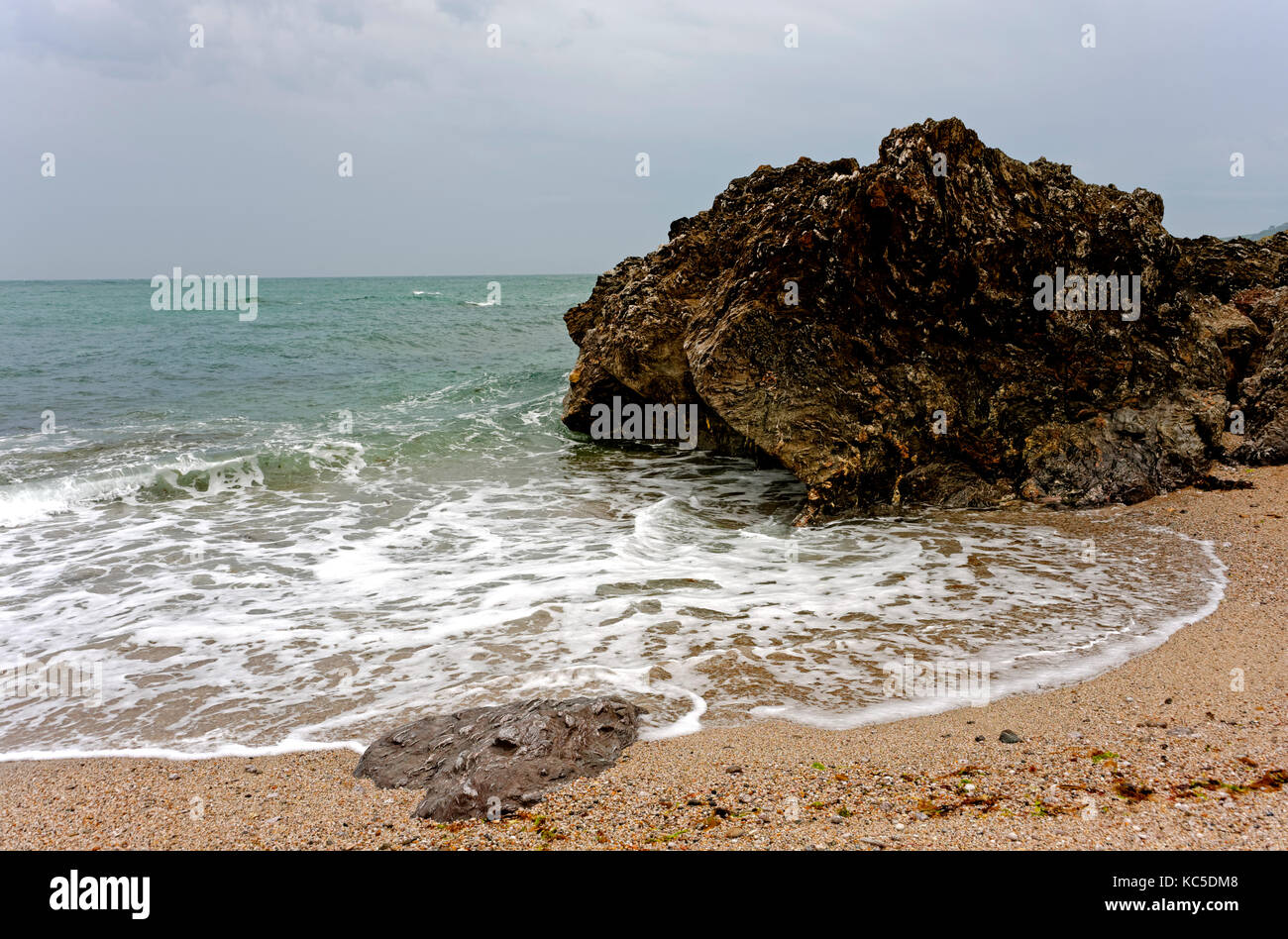 Costa rocciosa South Devon England Regno Unito Foto Stock