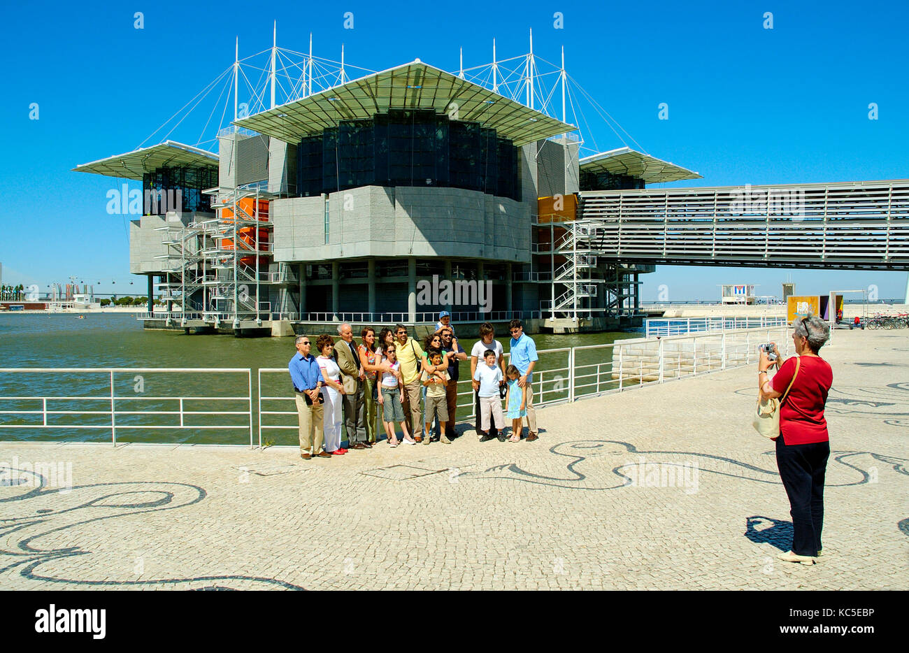 Oceanarium. Parque das Nações, Lisbona. Portogallo Foto Stock