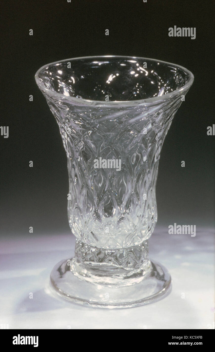 Jelly vetro, 1785-1825, eventualmente fatta in Inghilterra; eventualmente realizzato in Stati Uniti, americano o britannico, soffiata pattern-piombo stampato Foto Stock