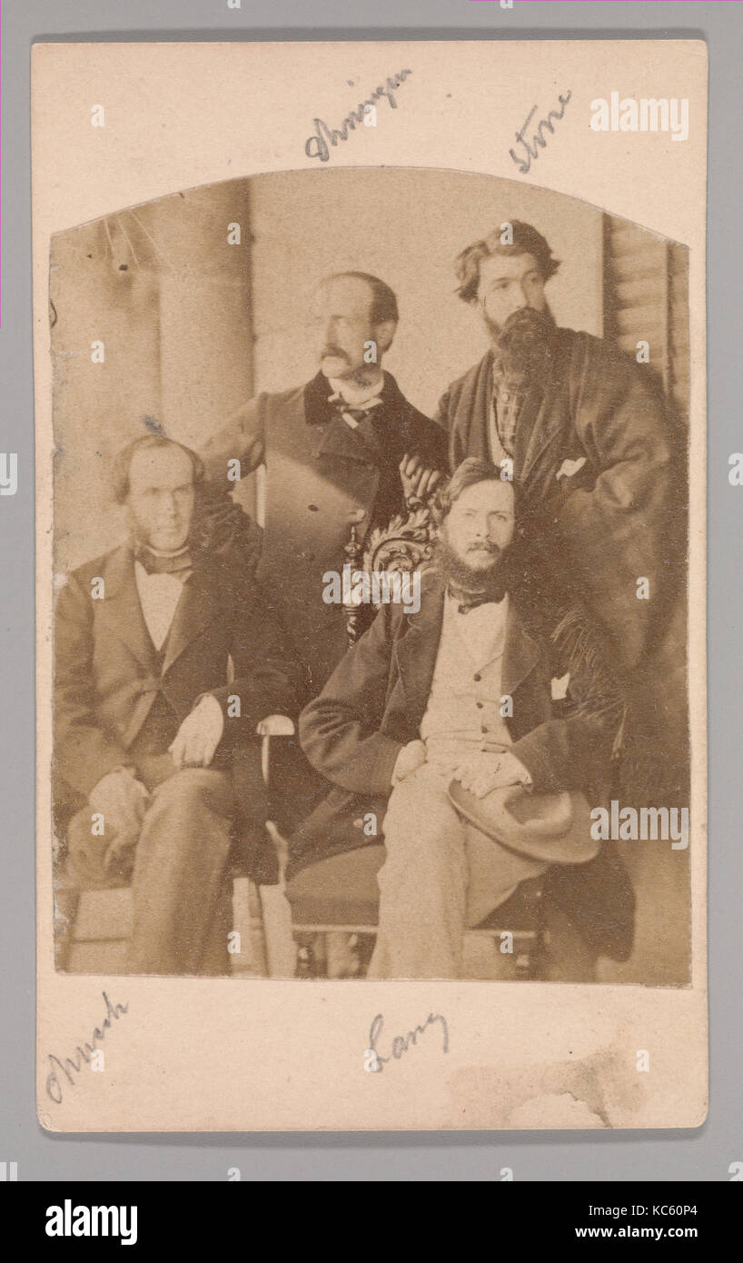 Oggetto sconosciuto, 1860s, albume silver stampa, appross. 10,2 x 6,3 cm (4 x 2 1/2 in.), Fotografie, sconosciuto Foto Stock