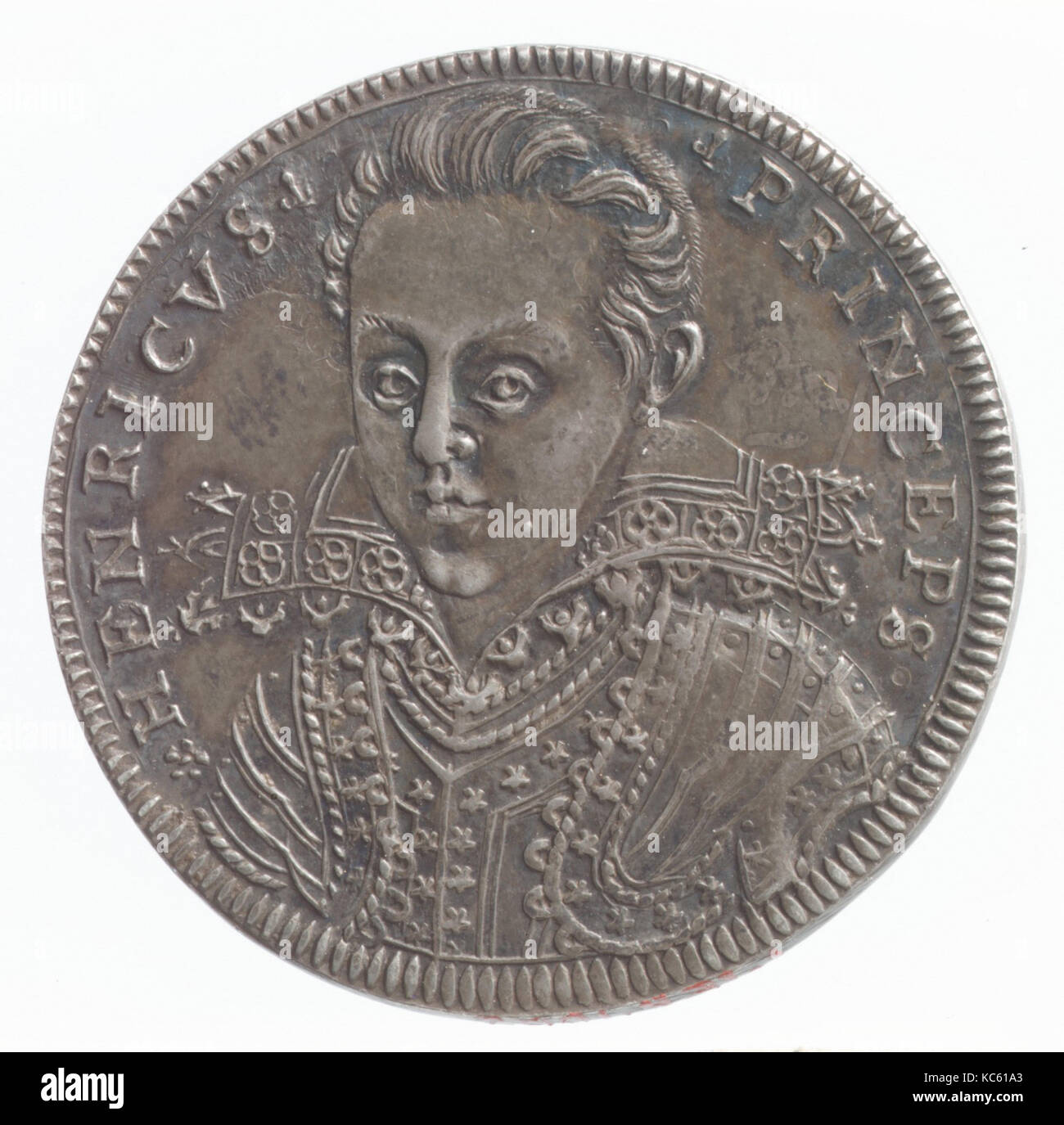La morte di Henry, Principe di Galles, medaglia: Charles Anthony, 1612 Foto Stock