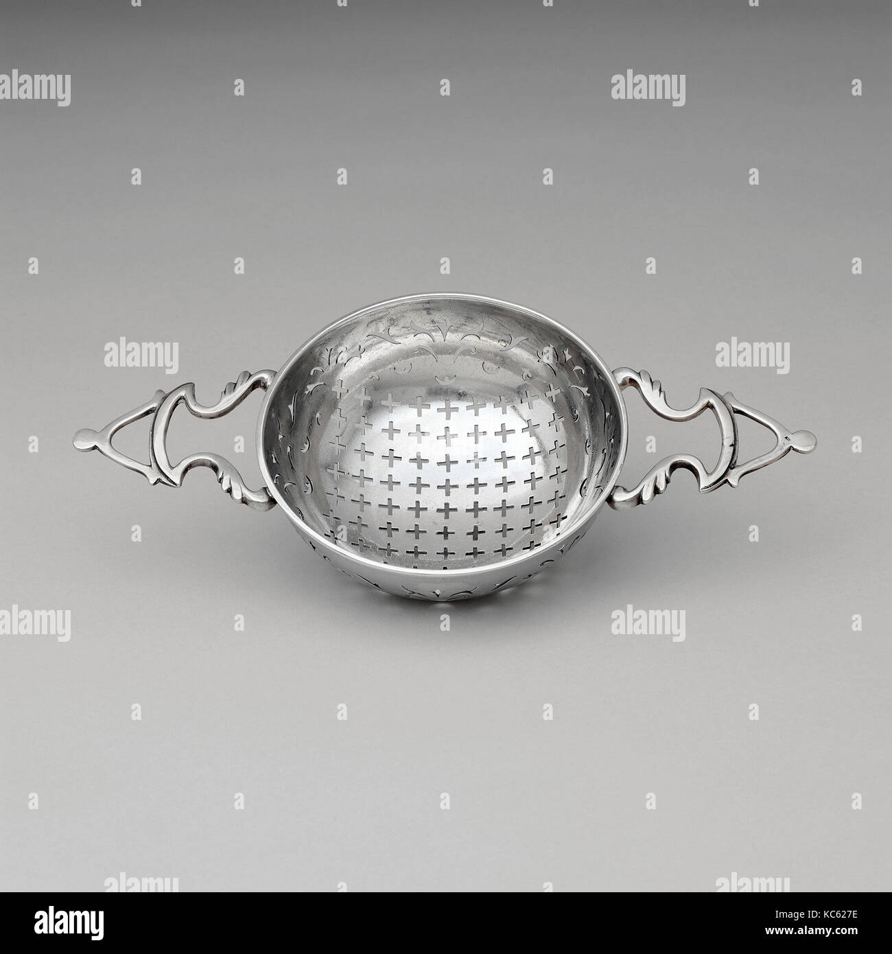 Succhieruola, ca. 1730-75, American, argento, complessivo: 1 1/2 x 8 3/16 in. (3,8 x 20,8 cm); 4 oz. 16 dwt. (149.2 g), argento Foto Stock