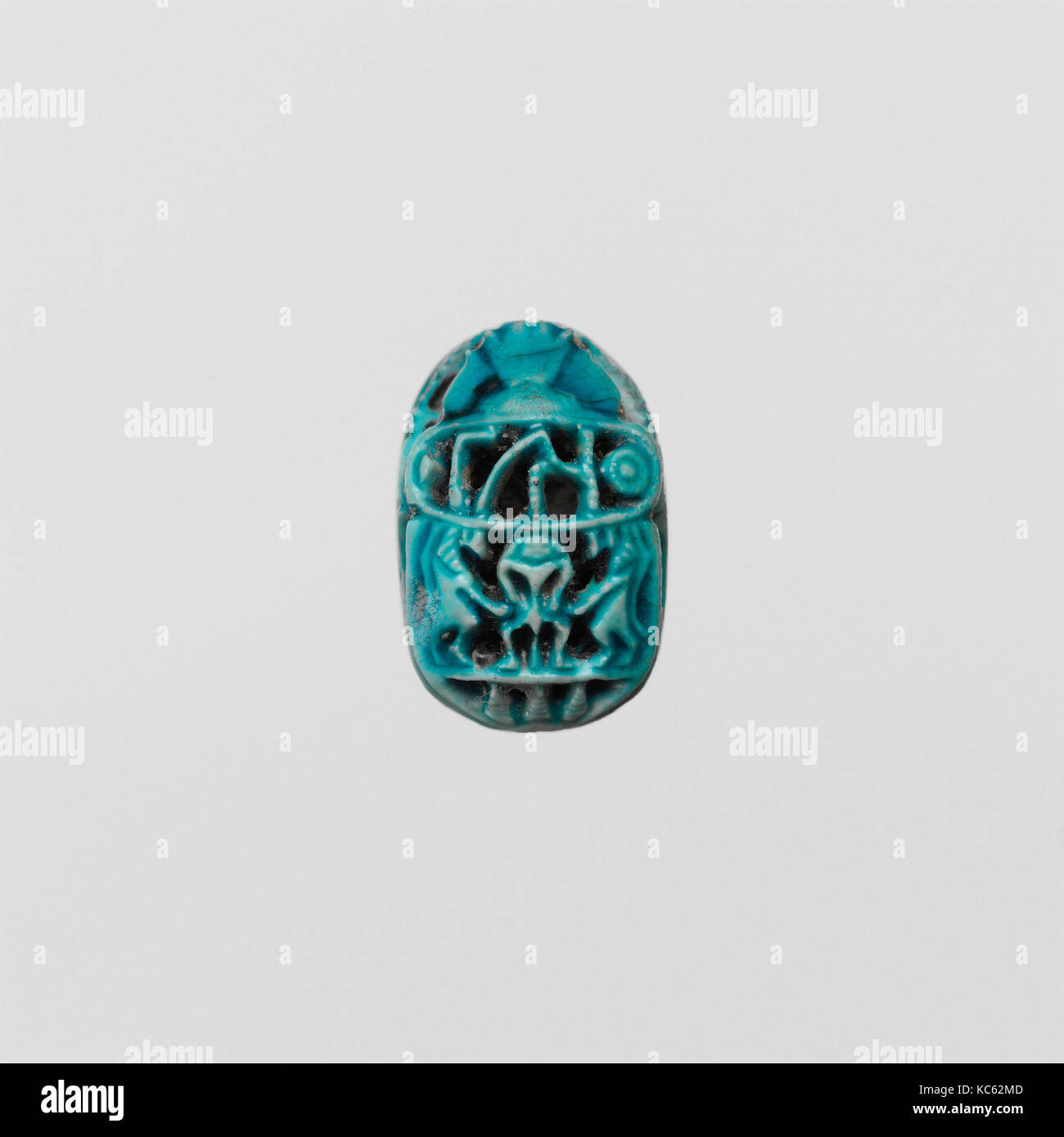 Scarabeo con il nome di Amenemhat III, ca. 1859-1813 A.C. Foto Stock