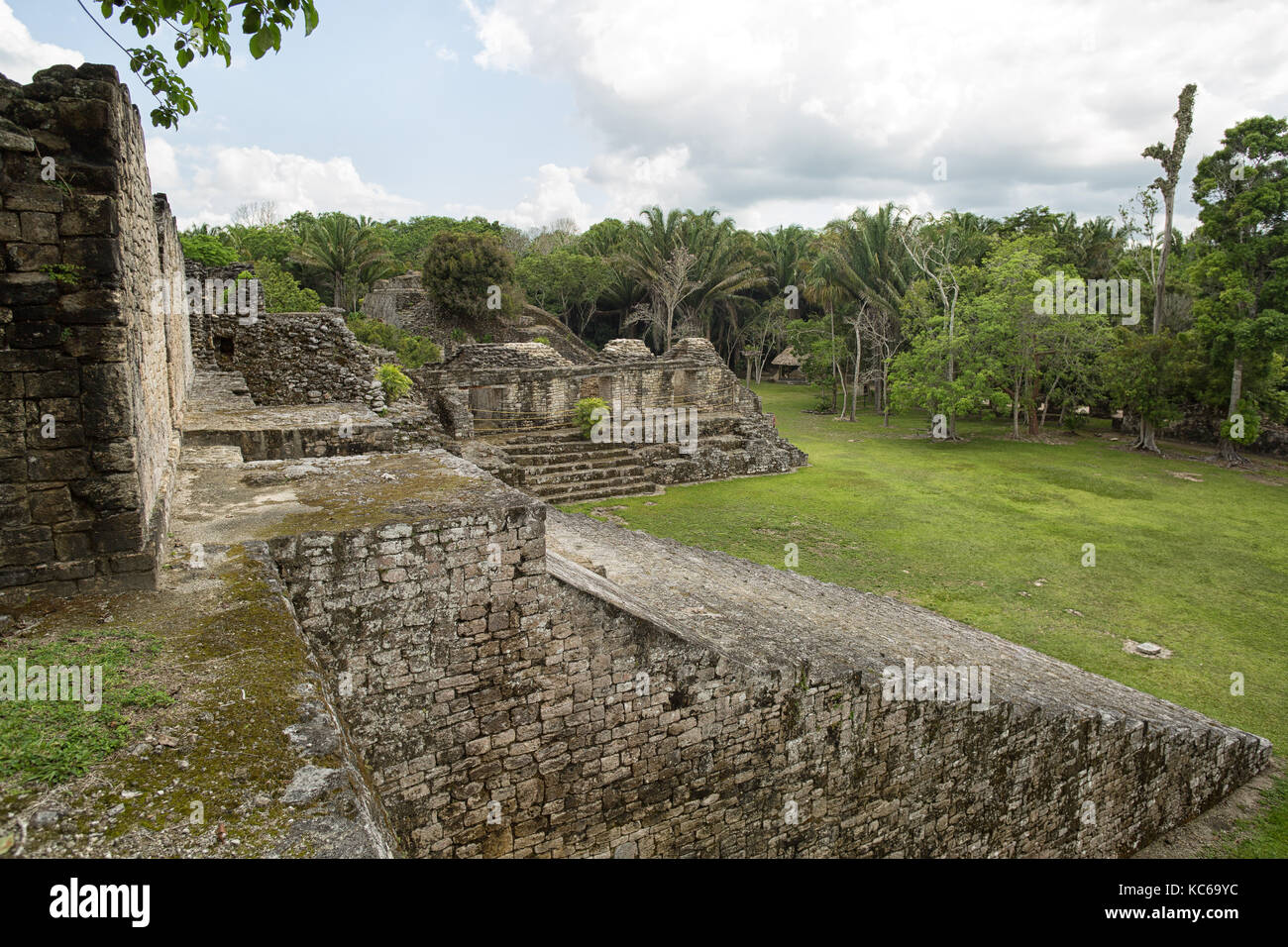 Kohunlich maya sito archeologico di quintana roo mexico Foto Stock