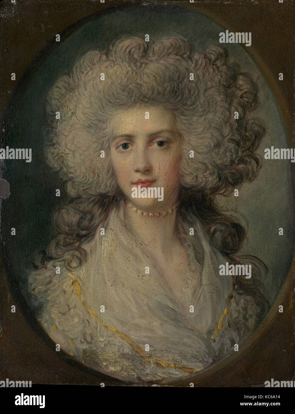 La sig.ra John Puget (Catherine Hawkins), attribuita a Richard Gainsborough Dupont Foto Stock
