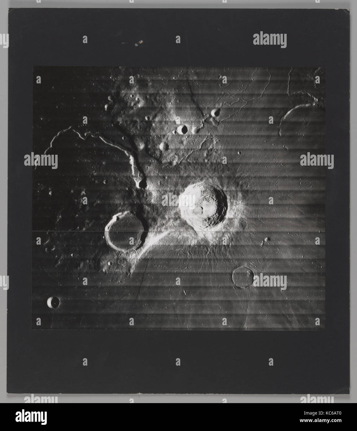 La luna - Cratere Aristarco, Schroter's Valley, Nazionale Aeronautica e spazio Amministrazione, 1967 Foto Stock