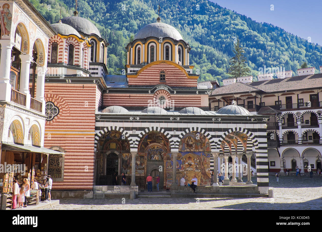 Il monastero di Rila,Bulgaria Foto Stock