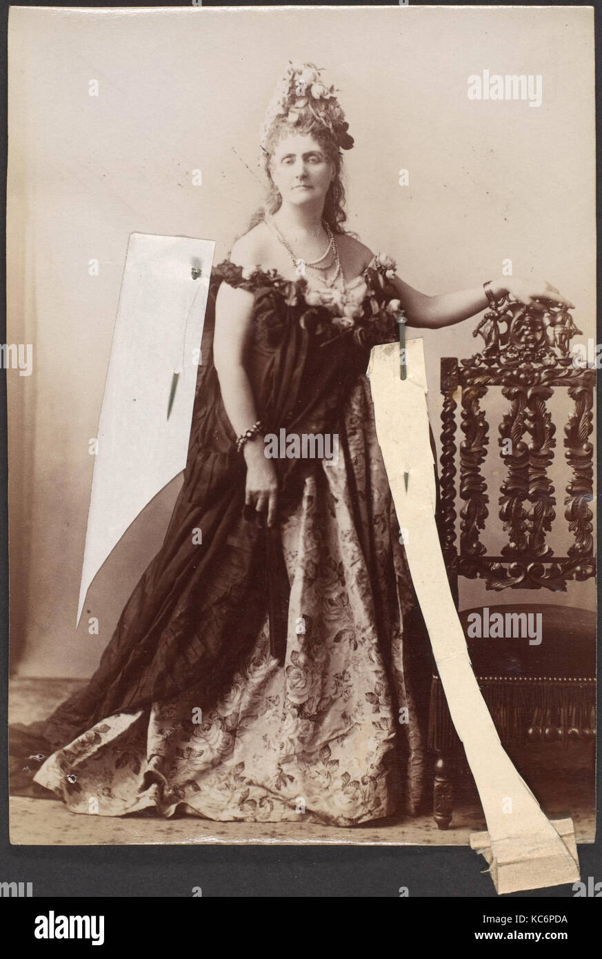 La contessa de Castiglione, Pierre-Louis Pierson, 1895 Foto Stock