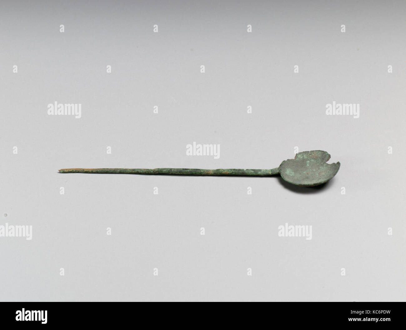 Cucchiai, 3, romana, bronzo, Altri: 4 9/16 in. (11,6 cm), bronzi Foto Stock