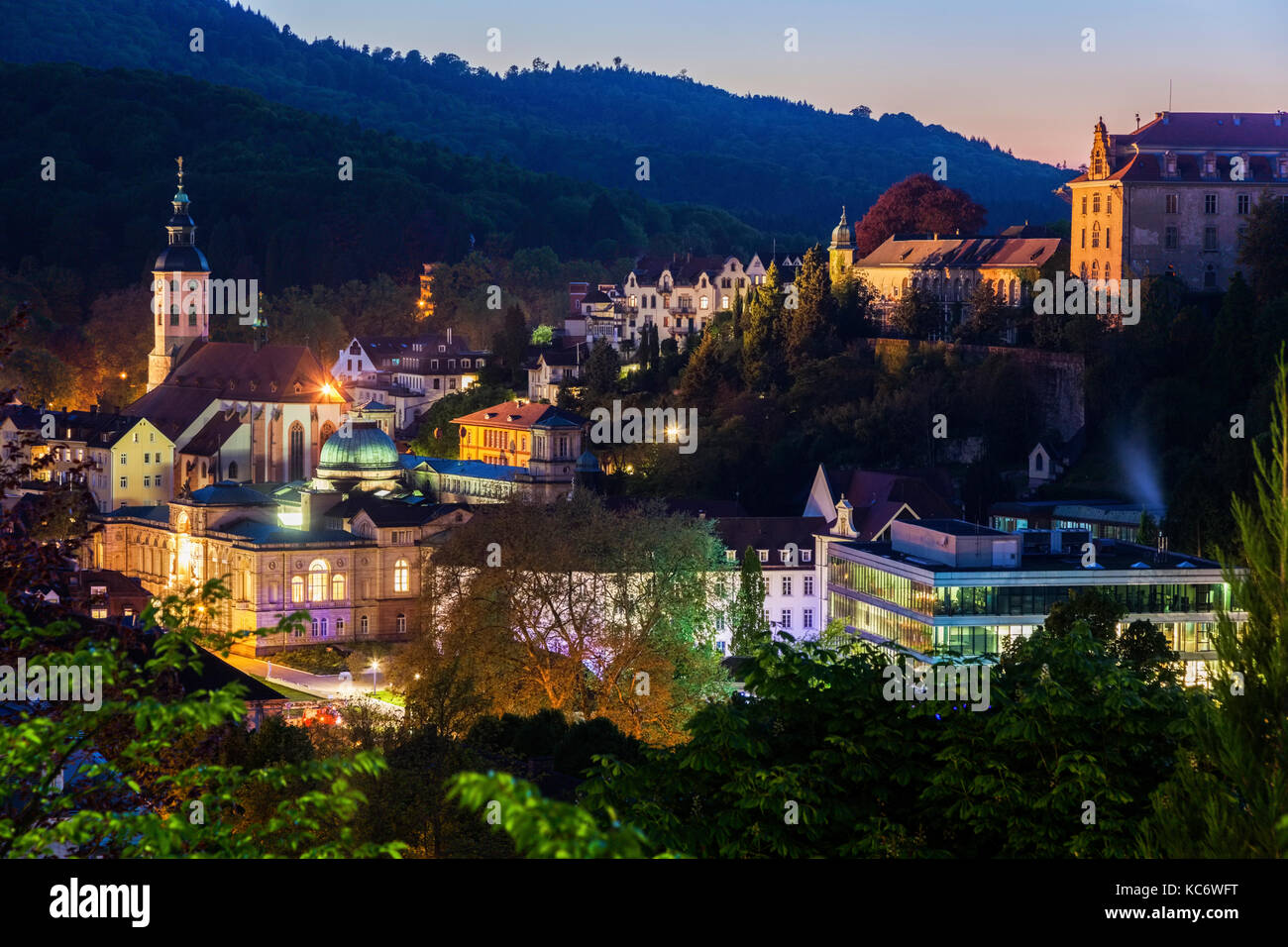 Germania, BADEN-WURTTEMBERG, architettura di Baden-baden Foto Stock