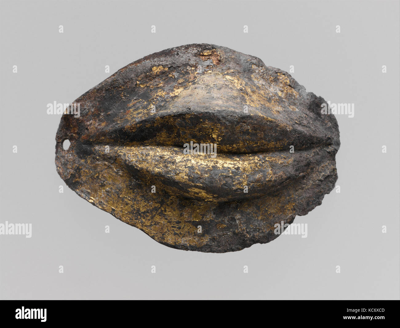 Argento-gilt boccaglio, Cypro-Archaic o Cypro-Classical, fine 6th-V secolo A.C., cipriota, argento dorato, altri: 3a. (7.6Cm Foto Stock