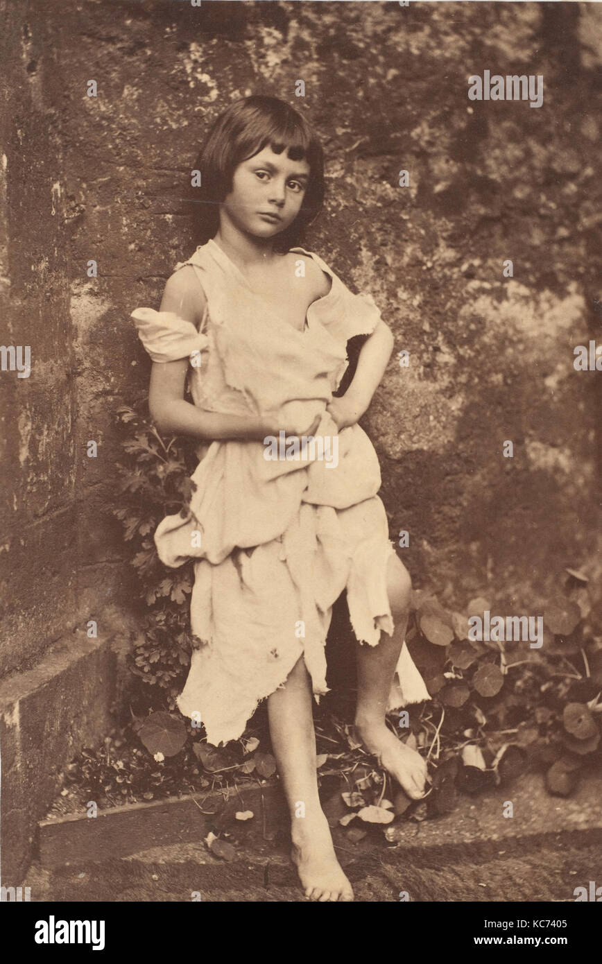Alice Liddell come 'The Beggar Maid', Lewis Carroll, 1858 Foto Stock