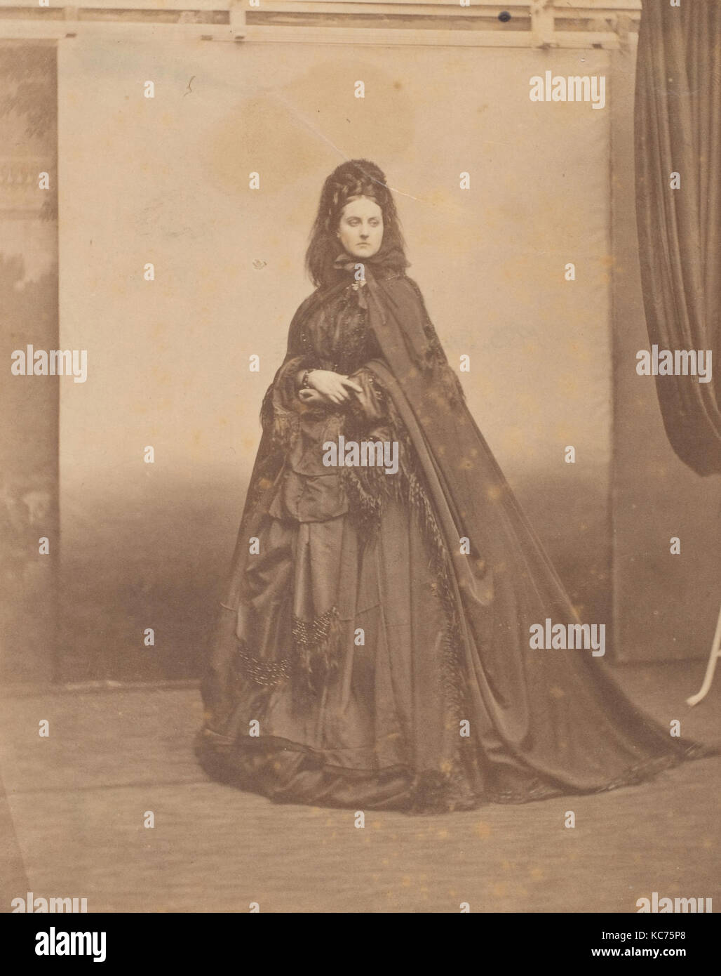 Funerale, 1860s, albume silver stampa dal vetro negativo, fotografie, Pierre-Louis Pierson (francese, 1822-1913 Foto Stock