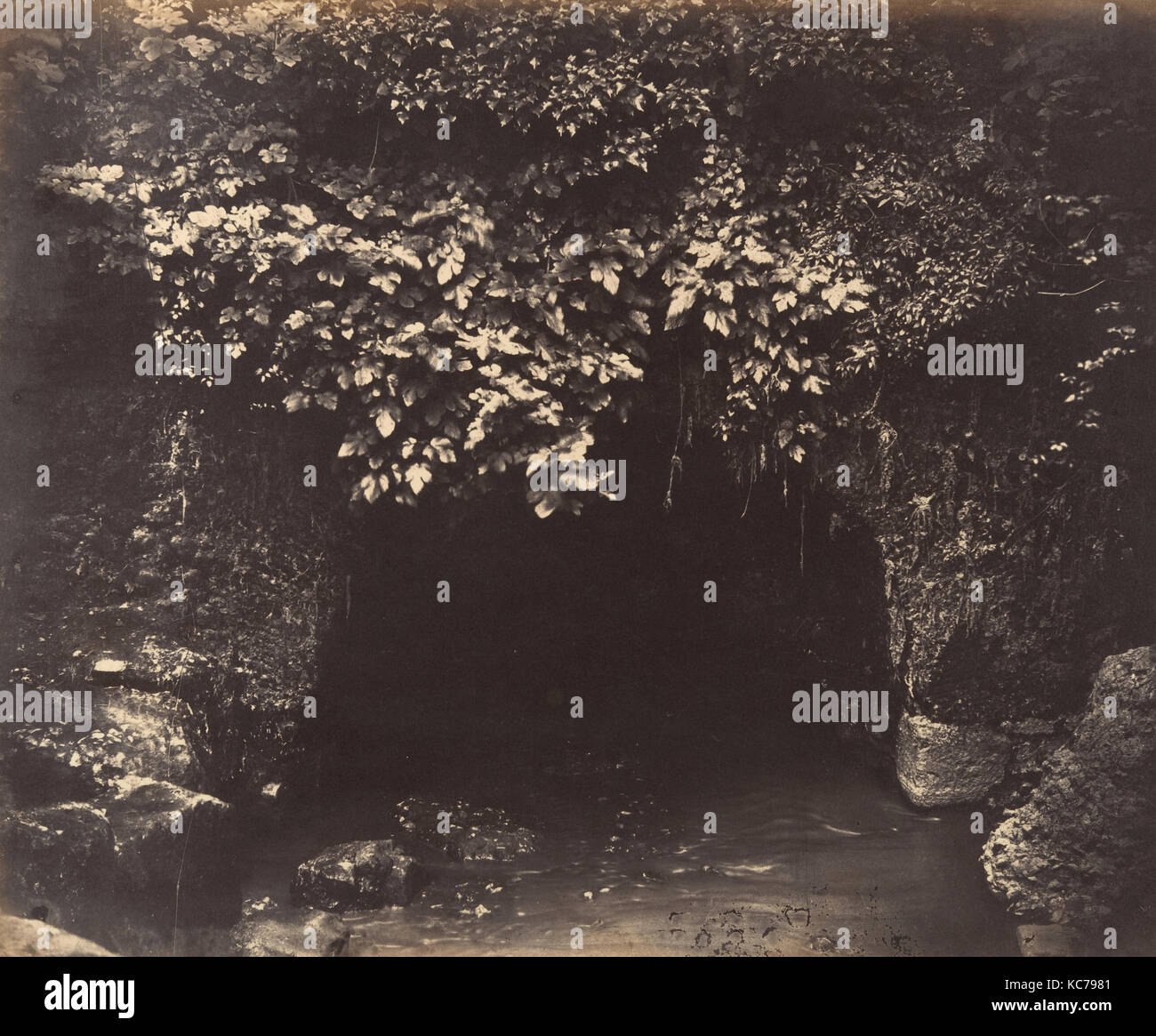 Cloaca Maxima, dal 1858, albume silver stampa dal vetro negativo, Immagine: 31 x 37,2 cm (12 3/16 x 14 5/8 in.), Fotografie Foto Stock