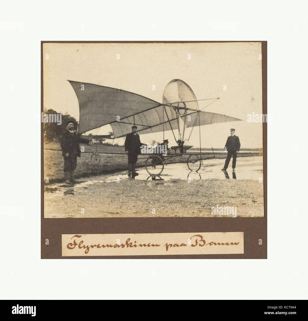 Flyvernaskinin Banen paa, Jacob Christian Hansen Ellehammer, 1905-19 Foto Stock