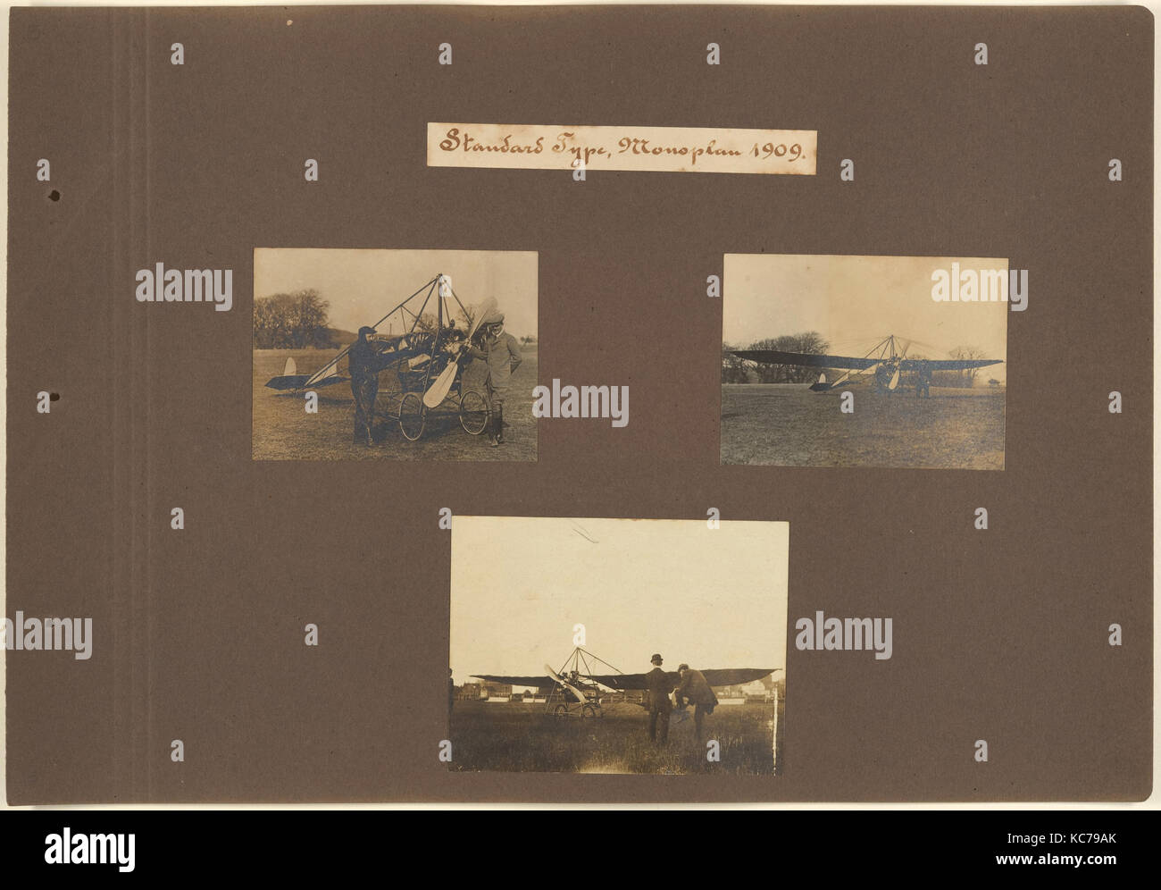 Il tipo standard, monoplan 1909., Jacob Christian Hansen Ellehammer, 1905-19 Foto Stock