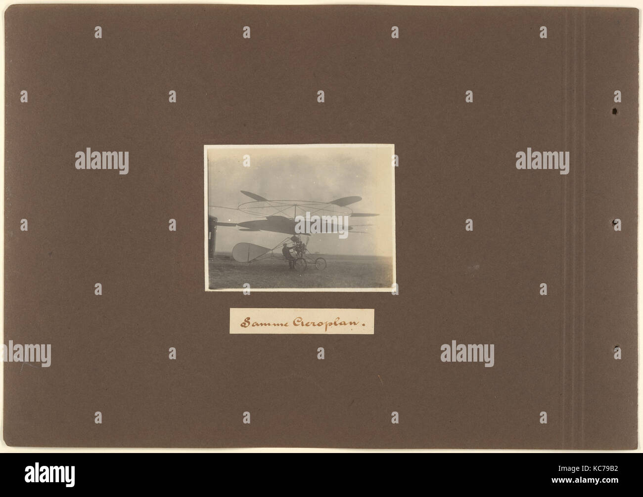 Stessa Aeroplan., Jacob Christian Hansen Ellehammer, 1905-19 Foto Stock