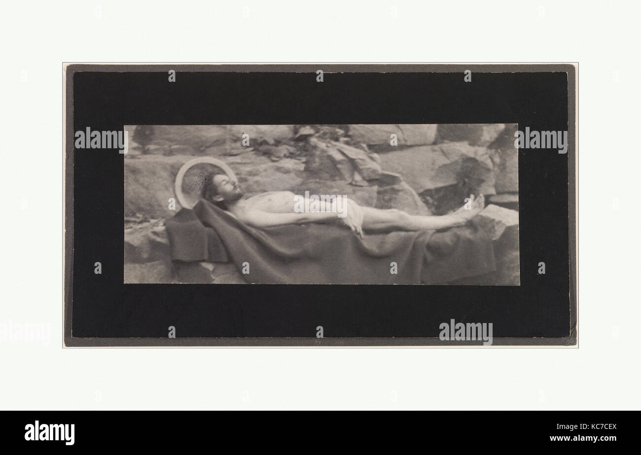 Tumulazione, 1898, Platinum print, 6,7 x 16,6 cm. (2 5/8 x 6 9/16 in.), Fotografie, F. Holland Giorno (American, Norwood Foto Stock