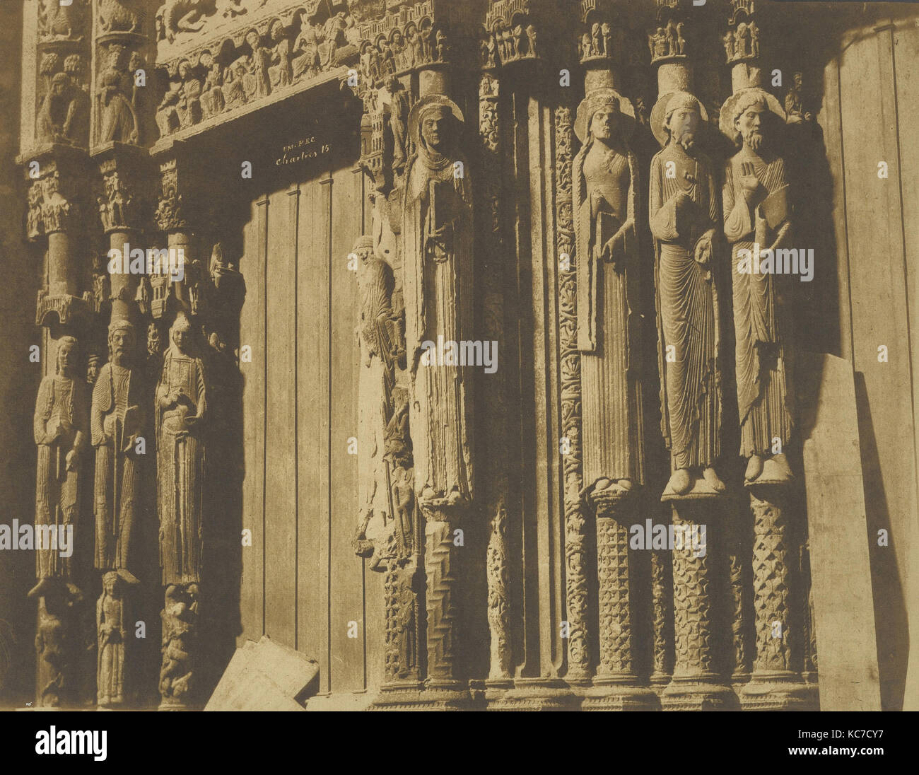 La cattedrale di Chartres, Pierre Emile Joseph Pécarrère, 1850-52 Foto Stock