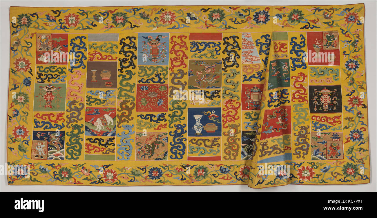 Costume teatrale per il ruolo di un chierico buddista Foto Stock