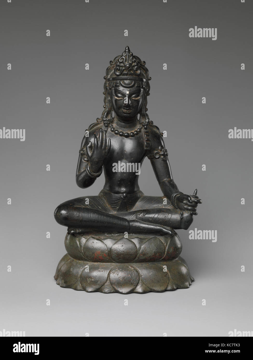 Bodhisattva Maitreya, il Buddha del futuro, il settimo secolo Foto Stock