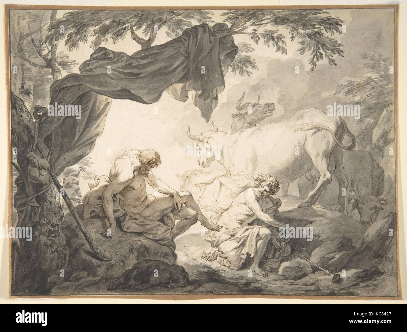 Le illustrazioni per le Metamorfosi di Ovidio: Giove e Io (.1