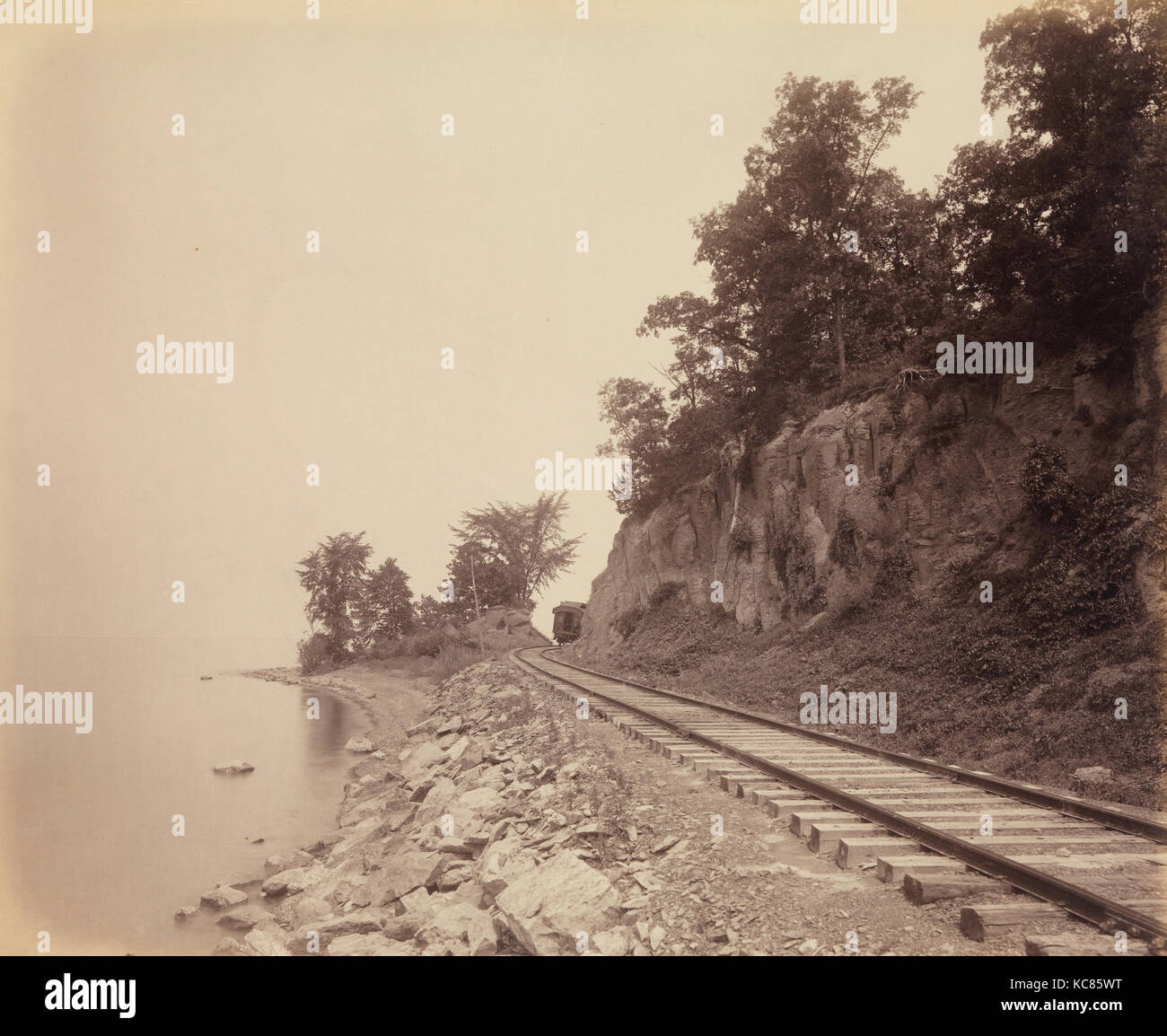 Cayuga Lake, curva a gomito, William H. Rau, 1895-1900 Foto Stock