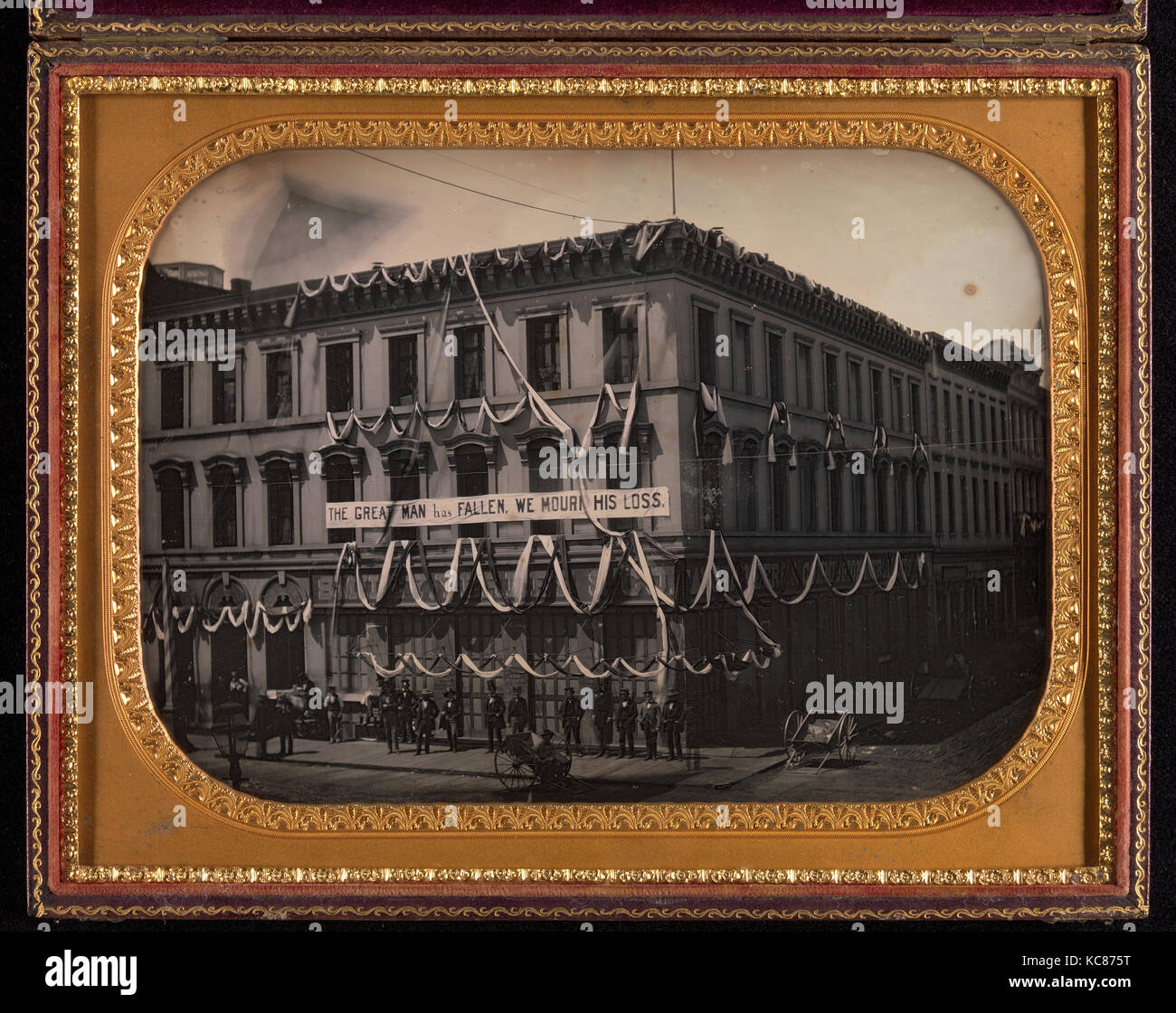 Il grande uomo è caduto, 1856, Daguerreotype, IMMAGINE: 13,5 x 18,8 cm (5 5/16 x 7 3/8 in.), Fotografie, Robert H. Vance Foto Stock