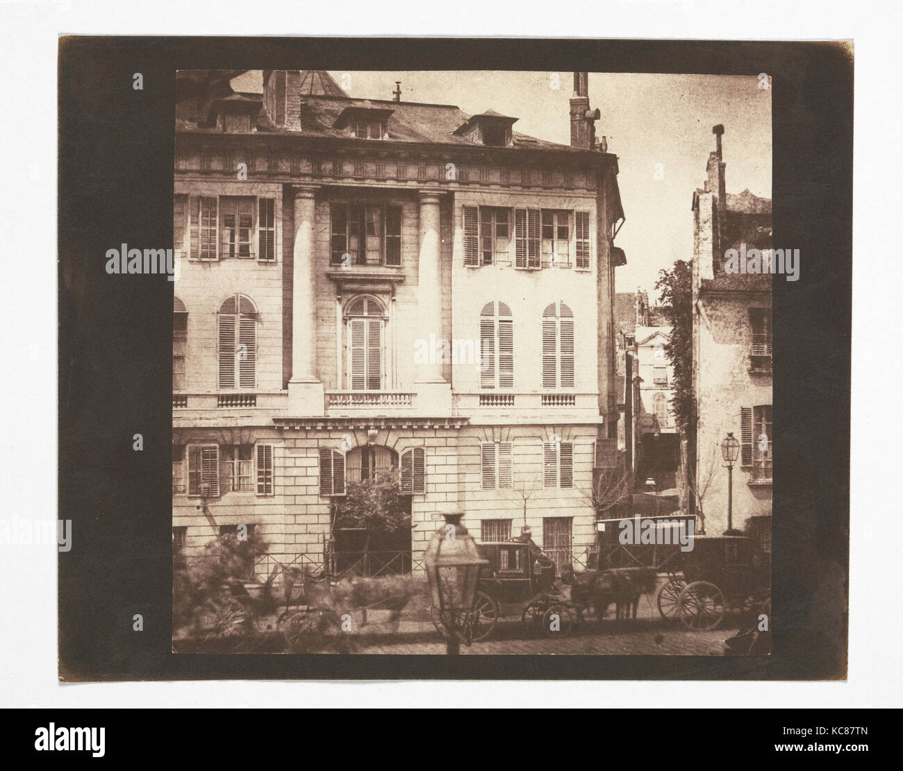 Scena di strada, Parigi, William Henry Fox Talbot, 1843 Foto Stock